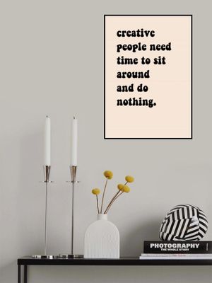 Creative People sit around