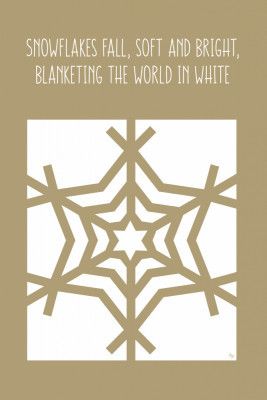 Stylized Snowflake Design