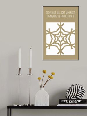 Stylized Snowflake Design