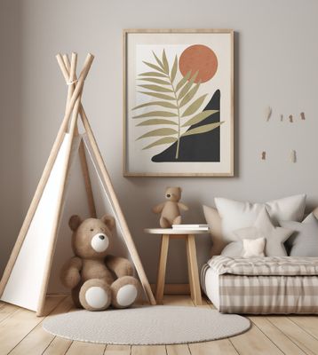 Tropical Leaf  Abstract Art