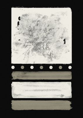 Midnight Cream Delight Abstraction