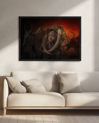 Boy from Mursi tribe