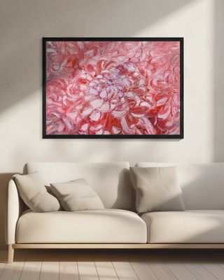 chrysanthemum oil on canvas