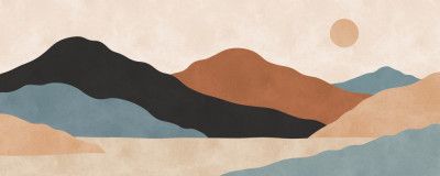 Landscape and sunset 2