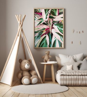 Tropical Variegated Houseplant