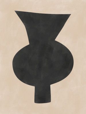 Abstract Vase Silhouette