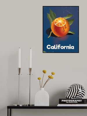 California Oranges Travel Poster