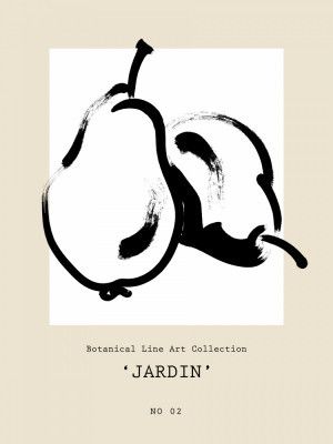 Monochrome Pears