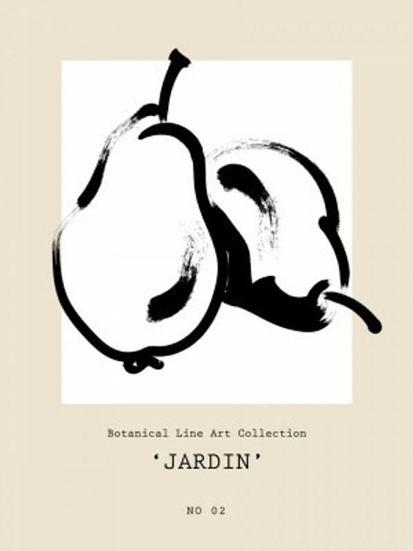 Monochrome Pears