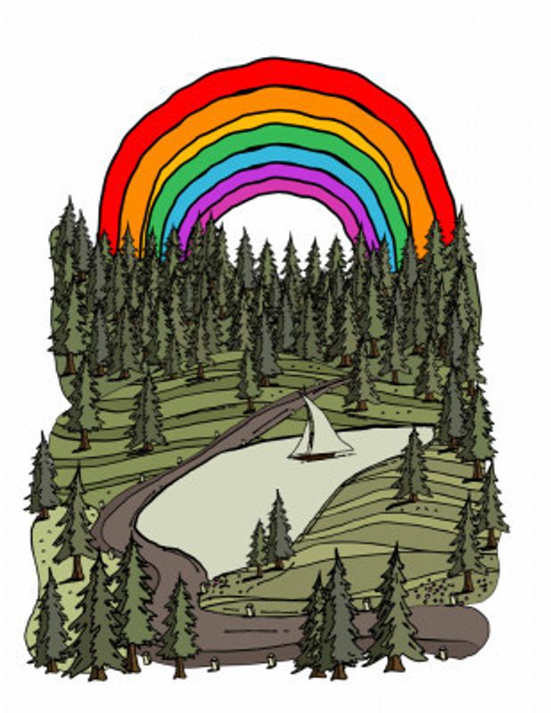 Rainbow Landscape