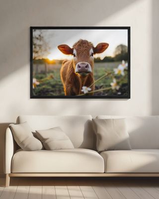 Cow at Sunrise
