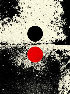 Black and Red Circle