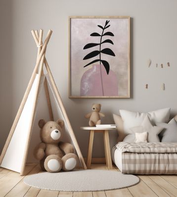 Eui vase with leaves