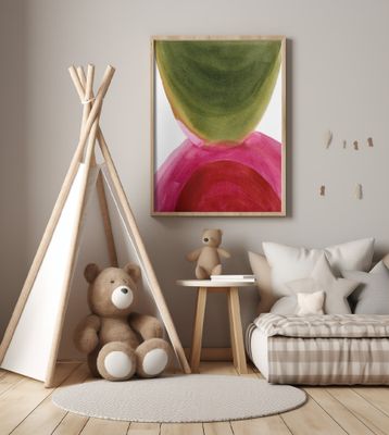 Meeting  In Green and Pink