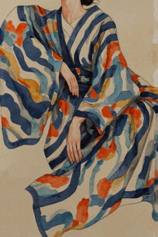 Flowing Kimono Patterns