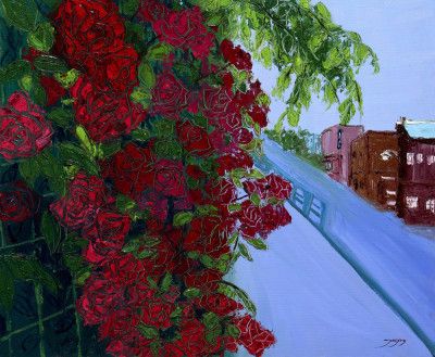 Street Of Red Roses