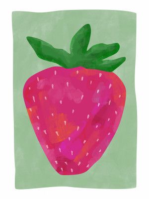 Vibrant strawberry