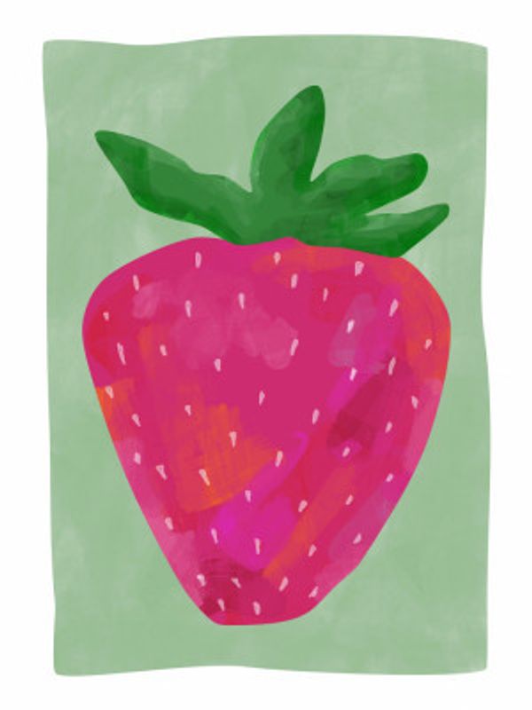 Vibrant strawberry