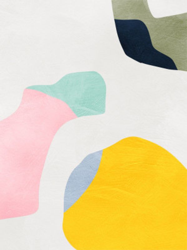 Pastel Minimal shapes