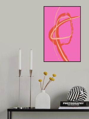Vibrant Pink Swirl