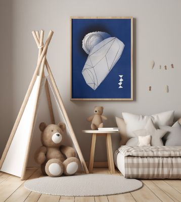 Abstract Moonlit Geometrics