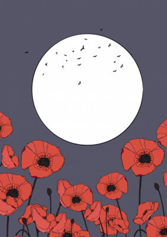 Poppies in Moonlight