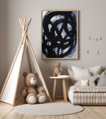 Dark Grey Tangle