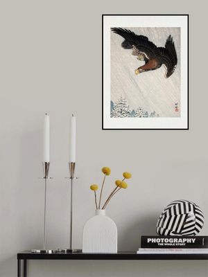 Eagle Flying In Snow (1933)