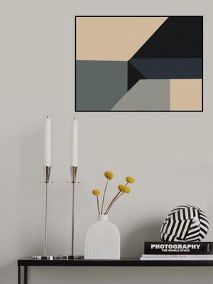 Minimal Muted Color Geometrical Nordic Art