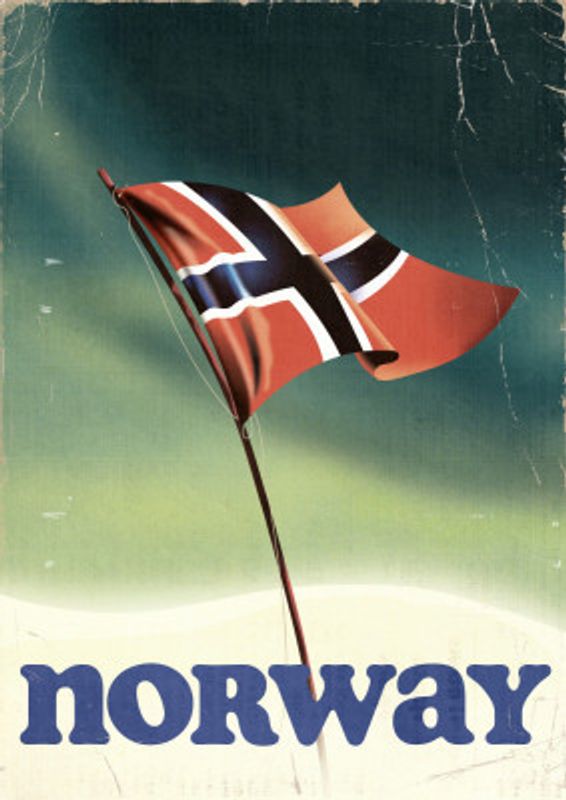 Norway Vintage Travel Poster