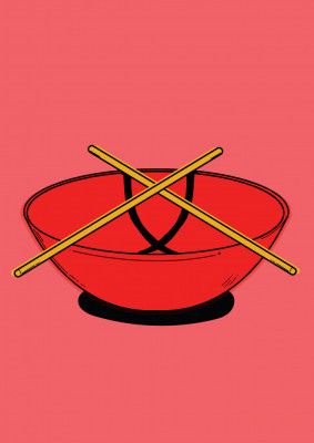 Empty Bowl Of Noodles