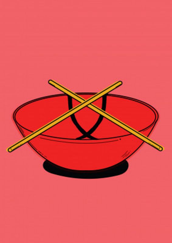 Empty Bowl Of Noodles