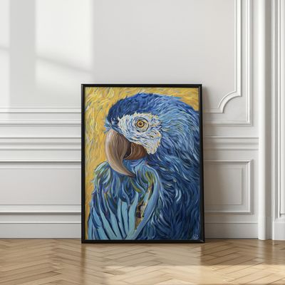 Vibrant Blue Macaw