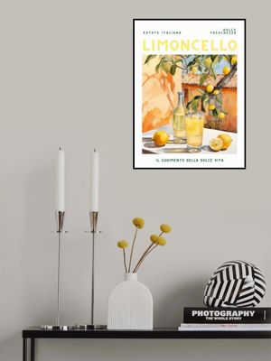 Limoncello, Aquarell, Fresh