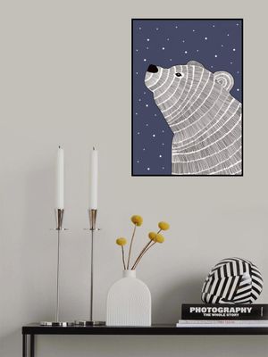 Polar Bear Night Gaze
