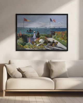 Garden At Sainte Adresse By Claude Monet