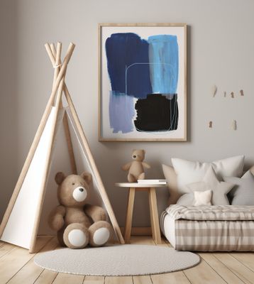 Abstract Brush Strokes 120x