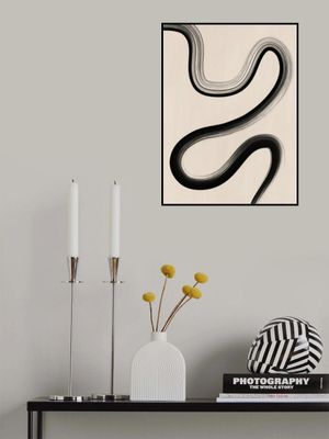 Black Brush Stroke Art