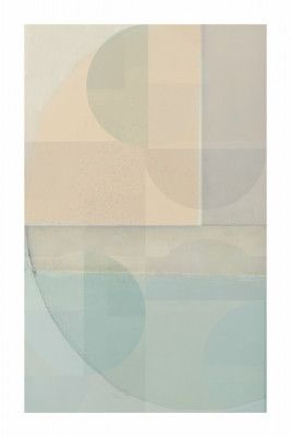 Translucent Orbit Minimalist Pastel Geometric Art Print