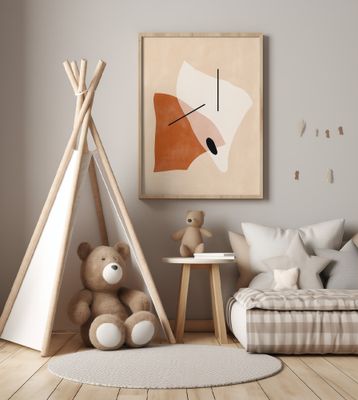 Geometric Shapes In Earthy Tones