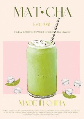 Chilled Matcha Drink