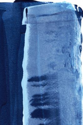 Blue Texture Flowing Vertical Lines