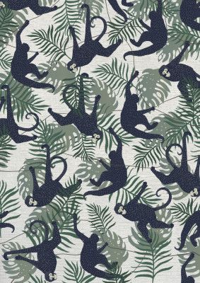 Vintage Monkey Pattern
