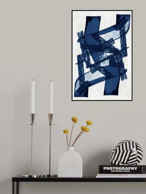 Abstract Blue Structure 1