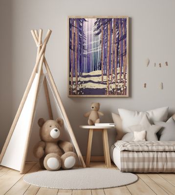 Stylized Forest Landscape