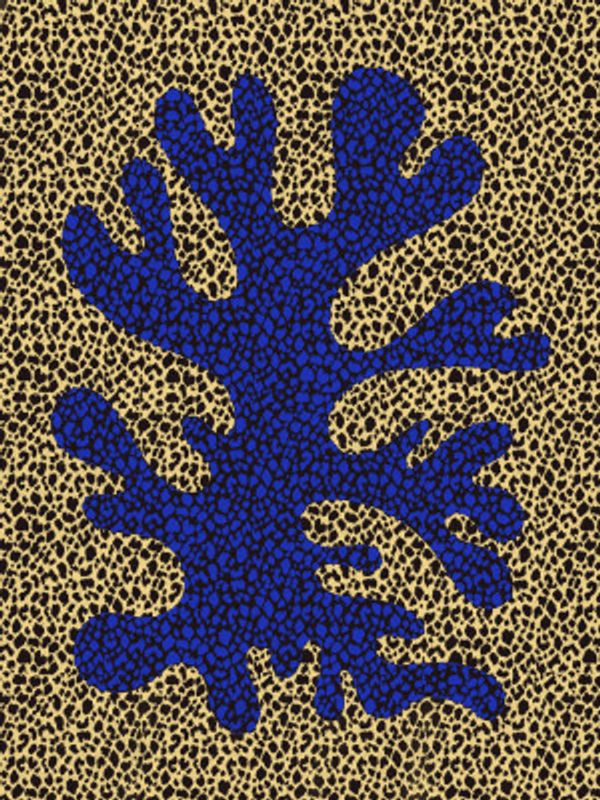 Blue and Yellow Coral pattern