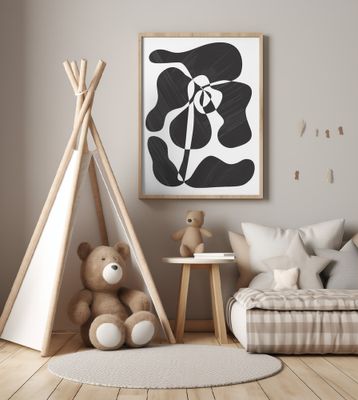 Abstract Shapes Flower