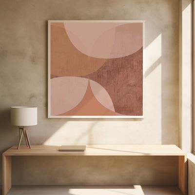 Modern Mocha Abstract Shapes 4