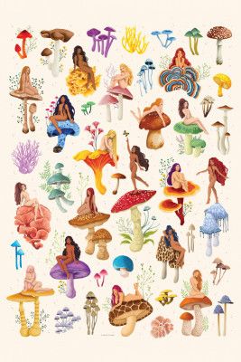 Mushroom Nymphs Light