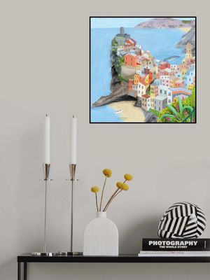 Vernazza, Cinque Terre Coastline, Italy by Artist Carla Daly